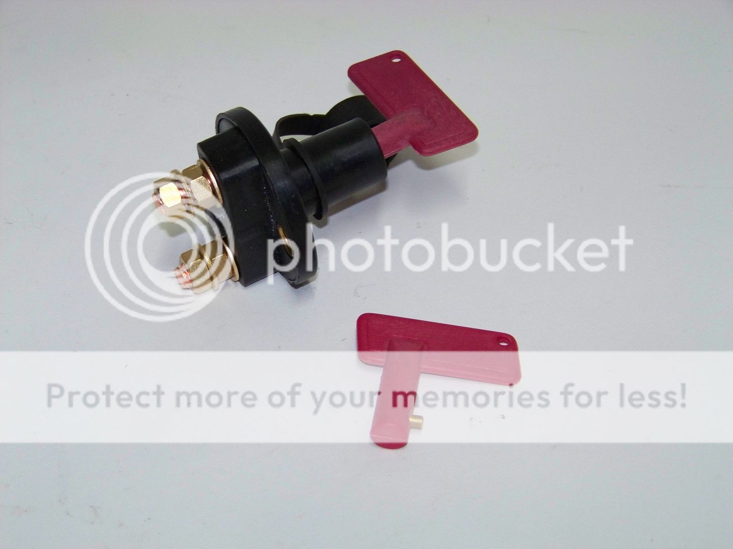 Auto Car Battery Disconnect Safety Kill Cutoff Switch Brass Terminals